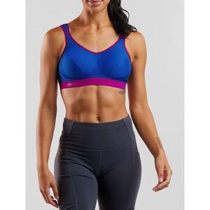 Anita Active Extreme Control Sports Bra 40F High  Impact Wireless Pacific Blue